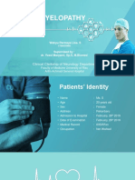 Myelopathy: Clinical Clerkship of Neurology Department