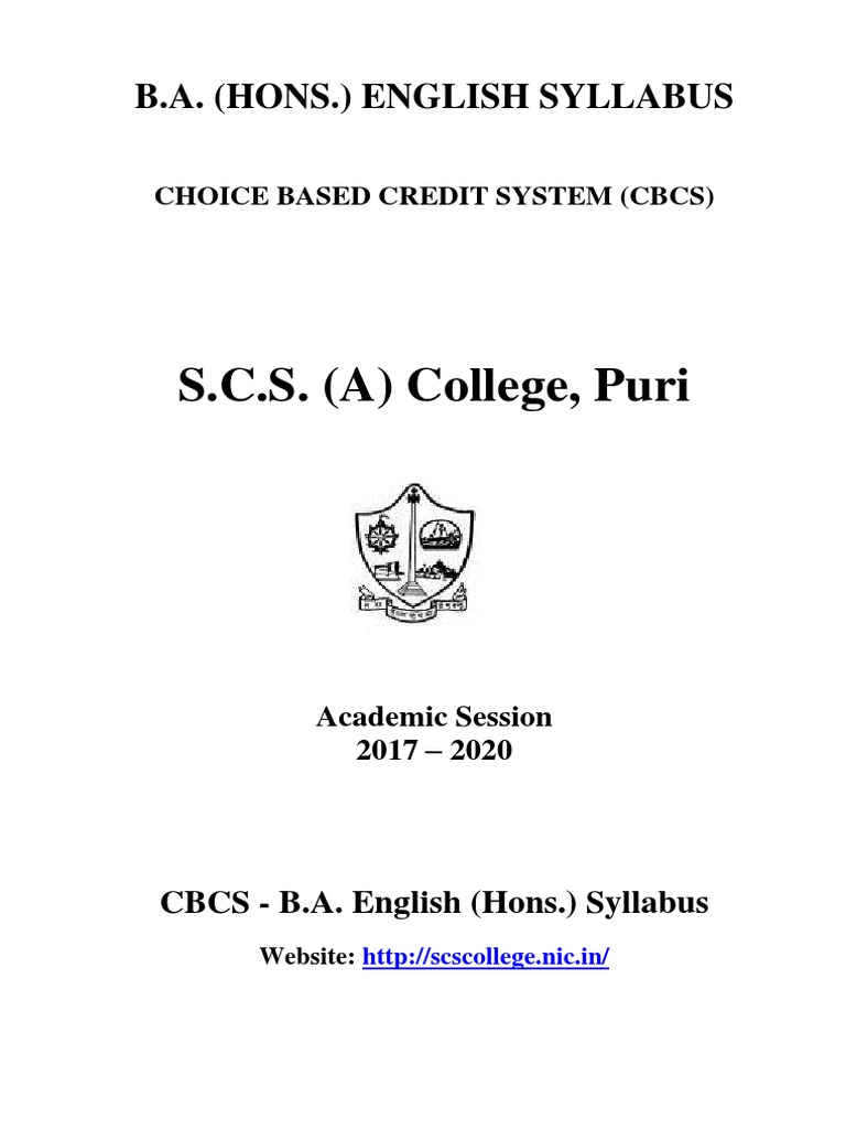 English Honours PDF English Literature Linguistics