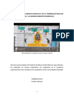 Impacto Negativo de Termoelectrica PDF