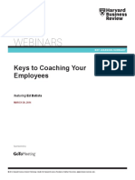 Coaching Your Employees Ed Batista HBR Webinar Summary PDF