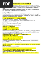 Configure NFS Collaborative Share in RHEL 7