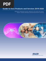 Esco Product and Services Guide 2019-2020 PDF