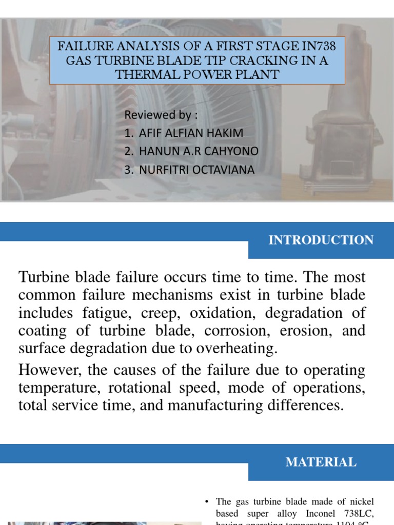 IN738 Gas Turbine Blade Failure Analysis | PDF | Corrosion | Fracture