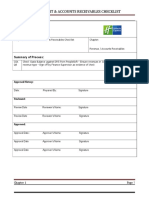 Income Audit and AR Checklist - No 1 - Oasis Balance Against DRS From PeopleSoft