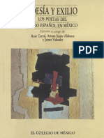 Poesia y Exilio Los Poetas Del Exilio Espanol en Mexico 877026 PDF