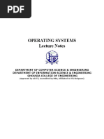 Operating Systems Lecture Notes