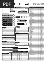 Fillable Witcher Character Sheet Pdf