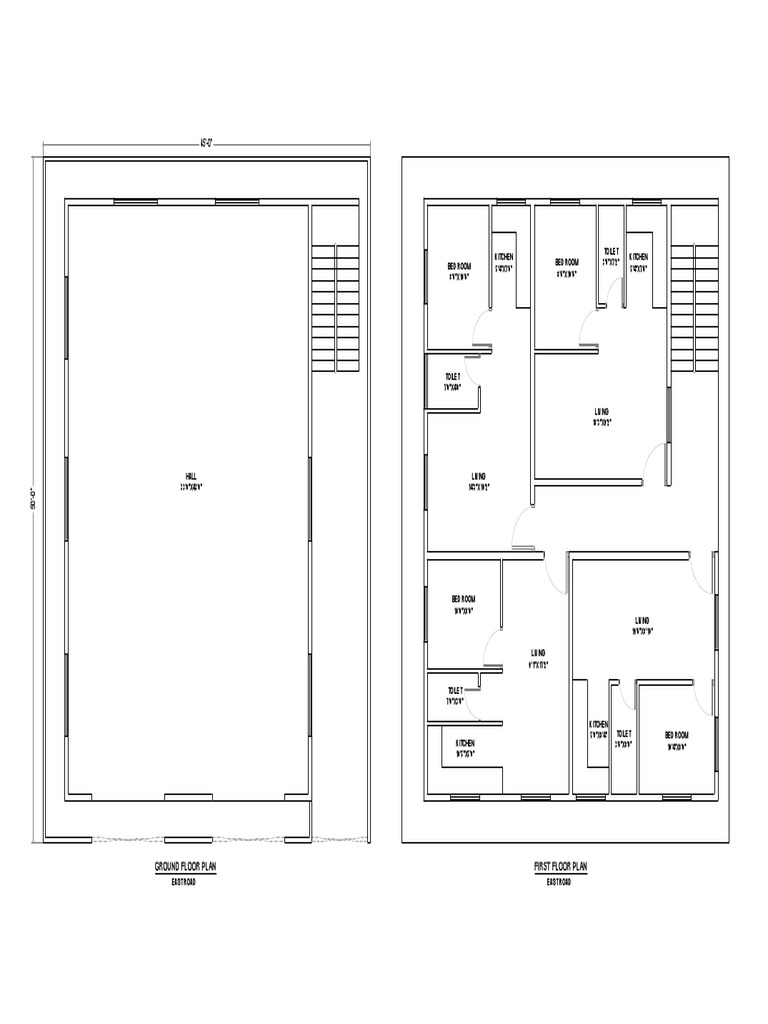 Ground and First Floor Plans Overview | PDF