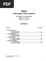 Vestibulares Fisica 2008 Eletric. e Fis. Mod,
