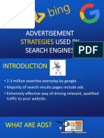 Management Information System (Advertisement Strategies by Search Engines)
