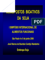 Palestra Compostos Bioativos Da Soja - SBAF Junho 2008