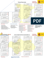 Calendario Laboral CompletoBotones 2019