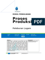 Proses Produksi Ke-3 Peleburan Logam