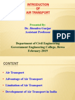 Introduction of Air Transport