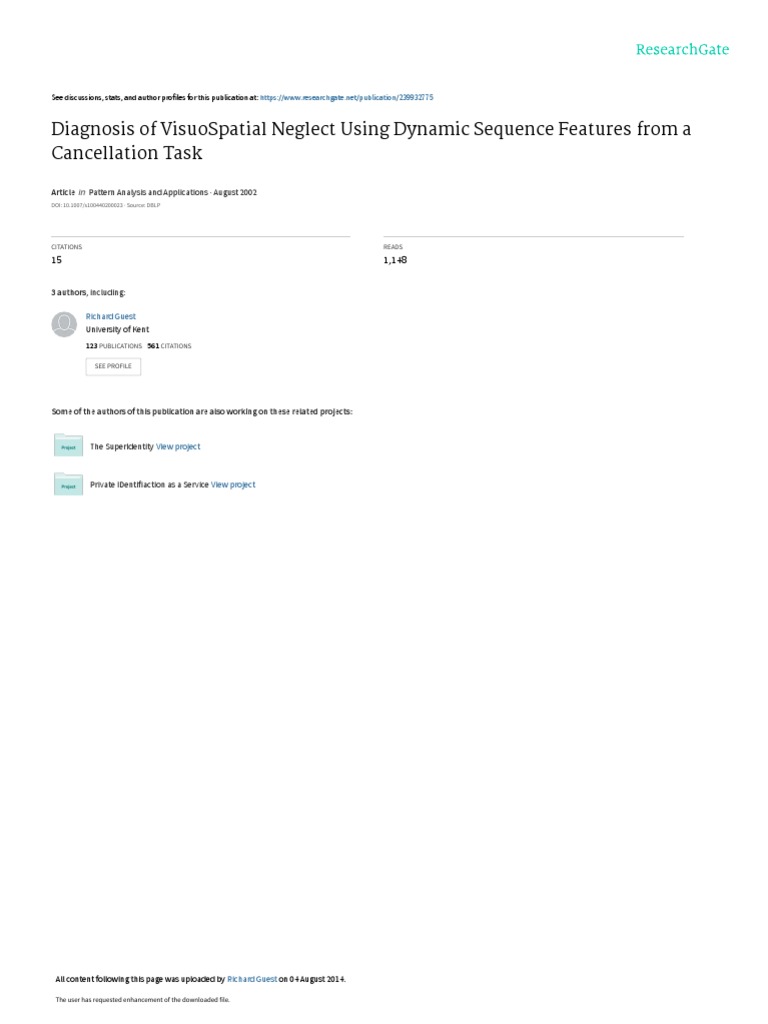 Alberts Cancellation Task | PDF | Statistical Classification ...