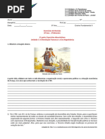 2o Bimestre - Revisao on-line - 8o Ano