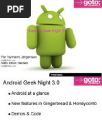 Android Geek Night 3.0: Per Nymann Jørgensen