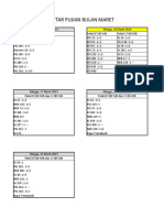 Daftar Pujian Ibadah Minggu