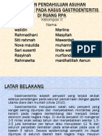 Laporan Pendahuluan Asuhan Keperawatan Pada Kasus Gastroenteritis Di