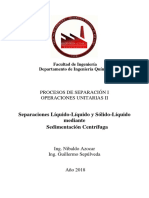 Guía de Ejercitación 03 2018 Sedimentación Centrifuga PDF