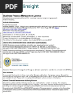 Business Process Management Journal: Article Information