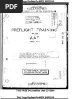 WWII Pre-Flight Training History