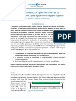 Combinando TOC, Lean y Seis Sigma