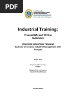 Industrial Training:: Proposal &report Writing Guidebook