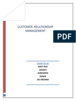 Customer Relationship Management: Ravi Teja Akshay Sowjanya Sohail Sai Krishna