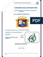 "Universidad Nacional Del Altiplano Puno: Cap. Ingeneria Electronica