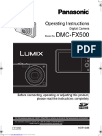 DMC-FX500: Operating Instructions