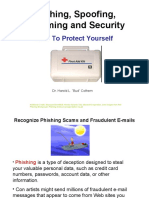 Phishing, Spoof Spam, Security