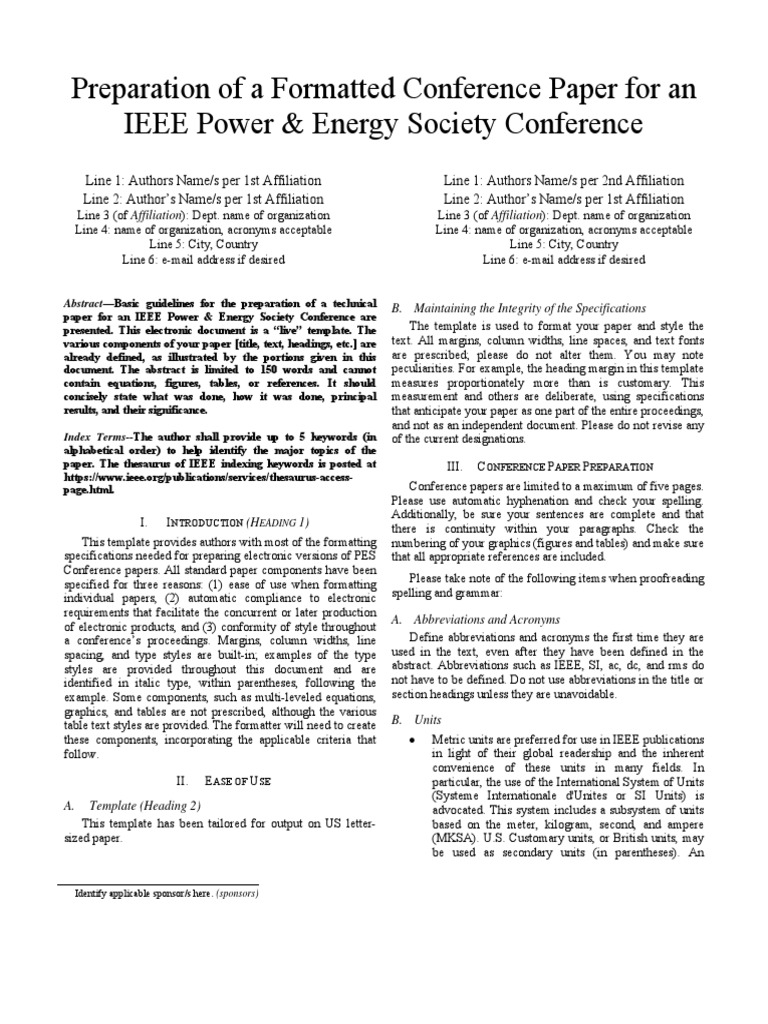 Pg4 Sample Conference Paper | PDF | Bracket | International System Of Units