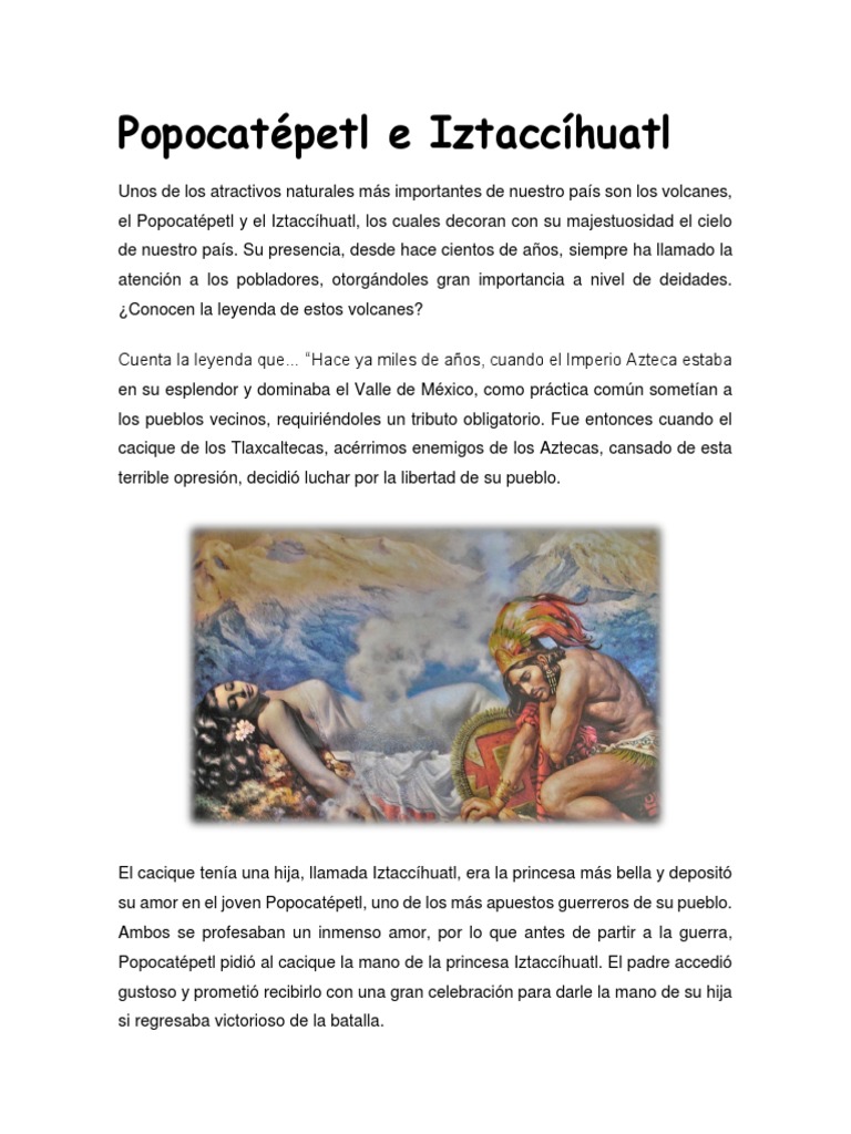 Popocatépetl e Iztaccíhuatl | PDF | Agitación
