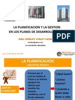 Planificación y Gestión de Planes de Desarrollo Local