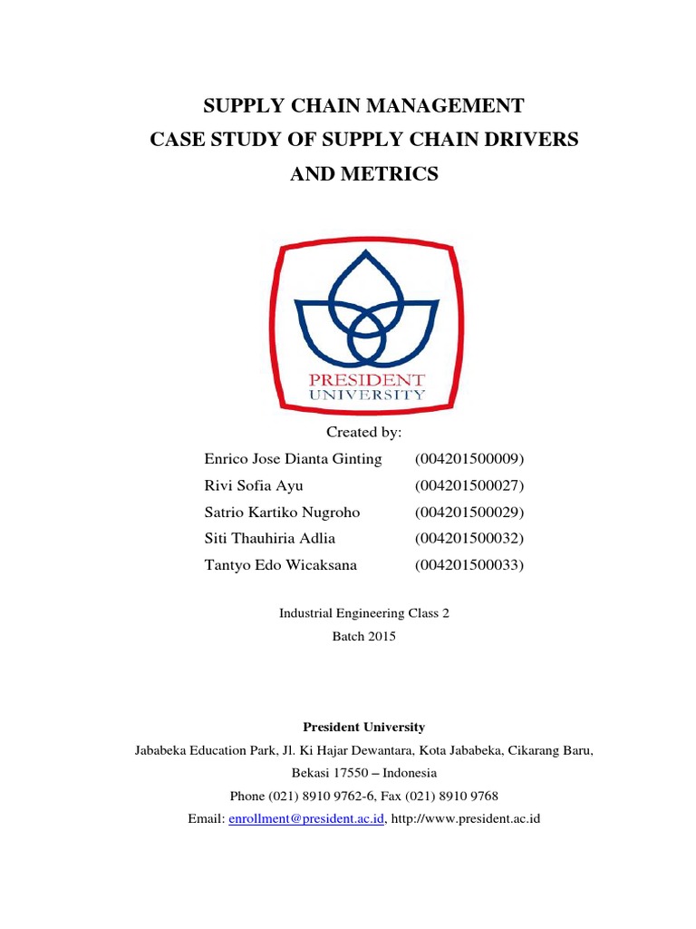 Supply Chain Management Assignment | PDF | Revenue | Return On Equity