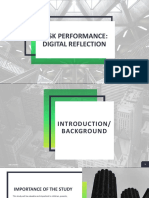 Task Performance: Digital Reflection