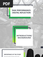 Task Performance: Digital Reflection