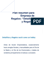 Plan Empresa de Regalos