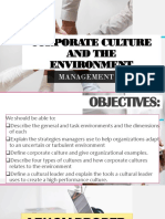 Corporate Culture and The Environment