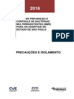 Plano de prevenção e controle de bactérias multirresistentes SP