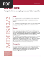 The Dust Lamp: A Simple Tool For Observing The Presence of Airborne Particles