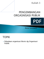 Perbedaan Organisasi Publik dan Bisnis