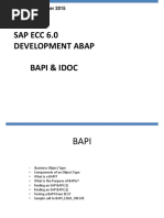 Abap - Bapi and Idoc