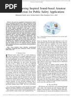 Machine Learning Inspired Sound-Based Amateur Drone Detection For Public Safety Applications