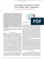 Machine Learning Inspired Sound-Based Amateur Drone Detection For Public Safety Applications