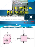 Transformacion Del Esfuerzo y Deformacion