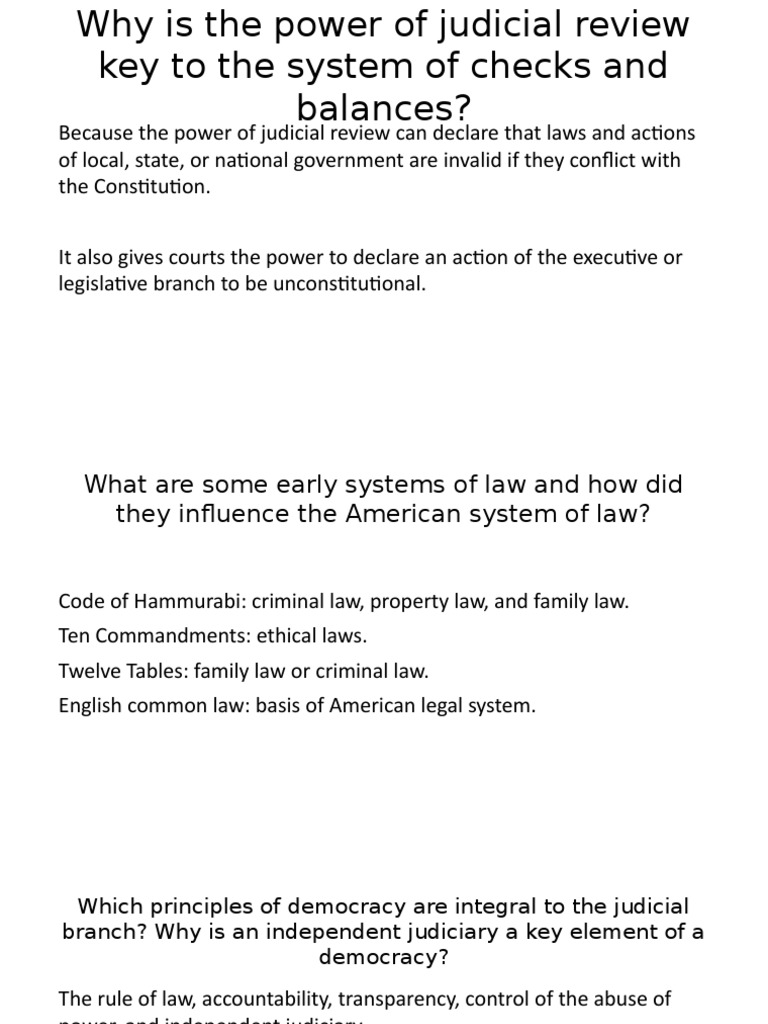 Judicial Powers and Review Explained | PDF | Supreme Courts | Supreme ...