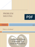 Problem Solving: The Skill of