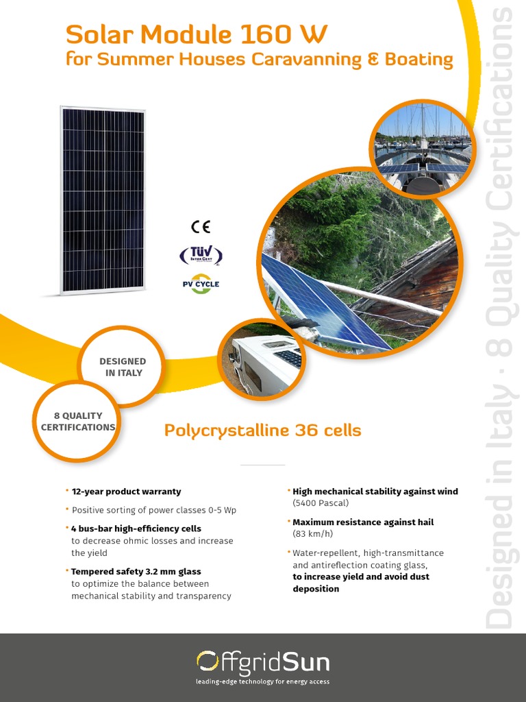 Solar Panels for Recreational Use | PDF | Solar Panel | Electrical ...